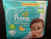 پوشک پریما پمپرز ترک سایز 5 _ 29تایی