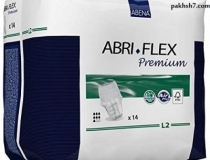 پوشک بزرگسال ابری فلکس L2 (لارج دو قطره)شورتی 14 تایی