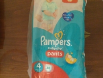 پوشک بچه  شورتی پمپرز سایز 4-40عددی