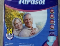 پوشک بزرگسال چسبی پاراسل parasol سایز مدیوم 14عددی 