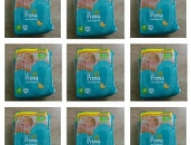 پوشک پریما ترک سایز 4_45تایی تعداد  6 بسته پیک رایگان