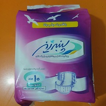 پوشک بزگسال چسبی پنبه ریز سایز متوسط