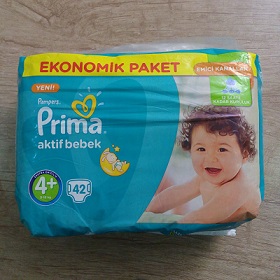 پوشک بچه پمپرز  سایز +4-42تایی