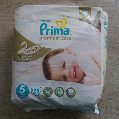 پوشک پمپرز   ضد حساسیت سفید سایز 5