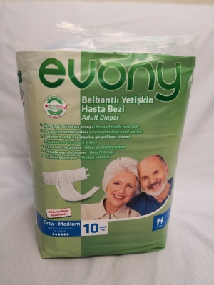 پوشک بزرگسال ایونی متوسط 10تایی