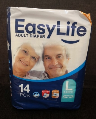 پوشک بزرگسال ایزی لایف بزرگ لارج 14عددی 