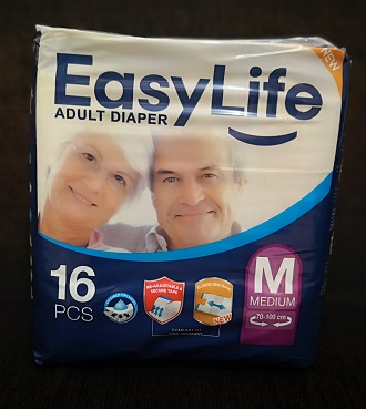 پوشک بزرگسال ایزی لایف متوسط 16 عددی 