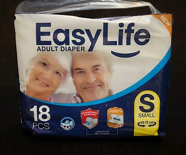 پوشک بزگسال ایزی لایف اسمال 18تایی