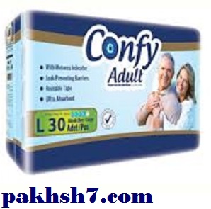 پوشک بزرگسال چسبی کانفی confy سایز لارج 30عددی 